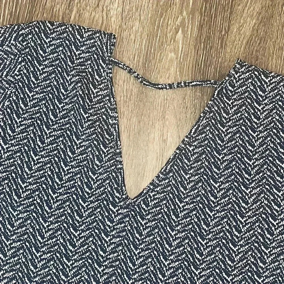Womens DR2 Black and White Blouse - M - Picture 4 of 5